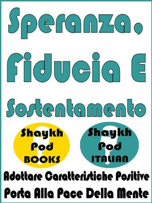 cover image of Speranza, Fiducia E Sostentamento